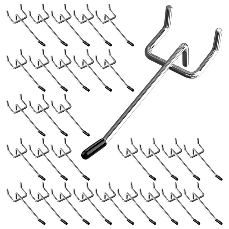 Workshop Tools Board - Pegboard Organizer Hooks 30Pcs 4 Inch,