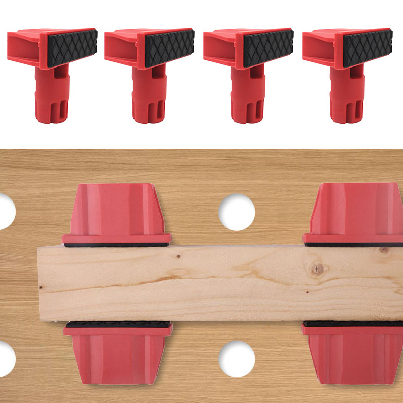 Workshop Tools Box - 4Pcs Plastics Bench Dogs, 20mm Diameter