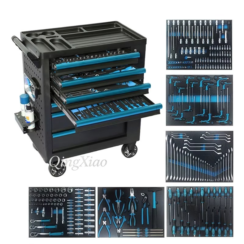 Durable Blue Iron Tool Cabinet - Workshop Tools Organizing ulasan dan harga