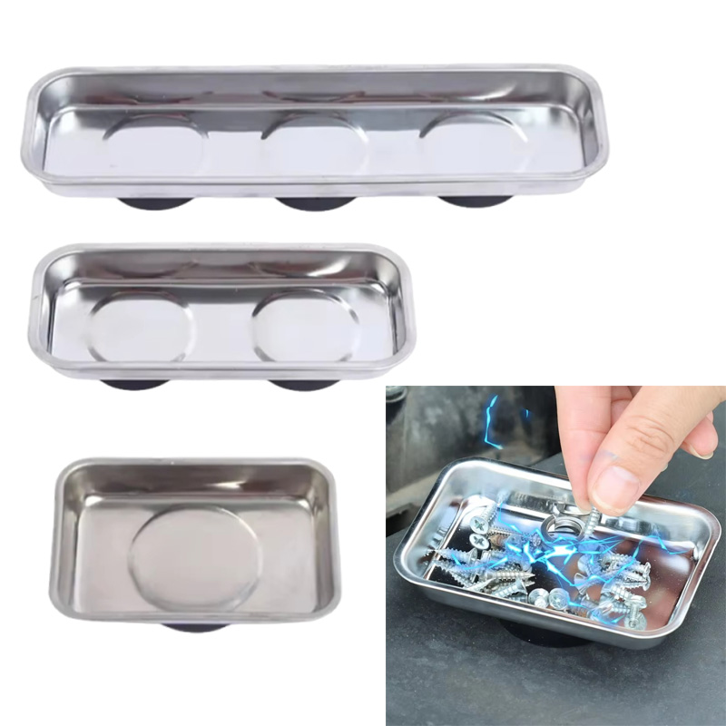 Square Magnetic Bowl Durable M - Magnetic Parts Tray ulasan dan harga