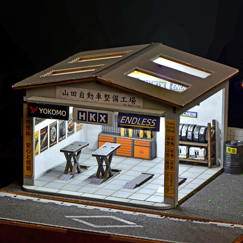 1:64 Scale DIY Auto Repair Sho - Tools For Garage ulasan dan harga
