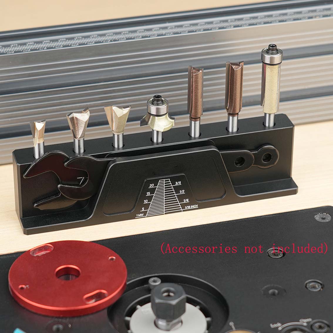 Aluminum Alloy Router Bit Disp - Workshop Tools Display ulasan dan harga
