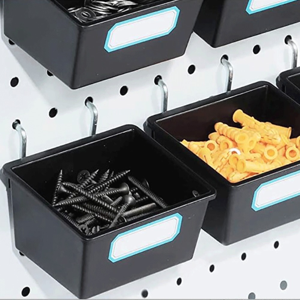 1/6 Sets Pegboard Bins with Ho - Workshop Tools Box ulasan dan harga