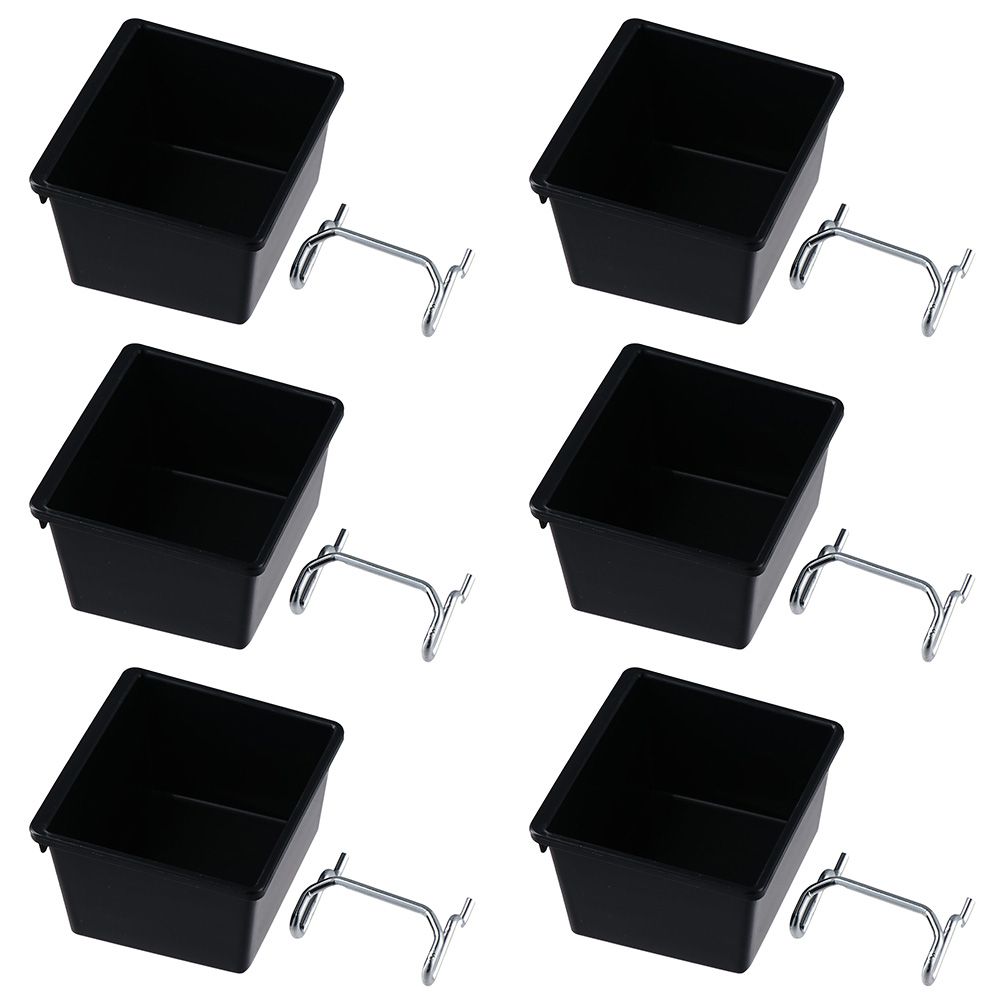 1/6 Sets Pegboard Bins with Ho - Workshop Tools Box ulasan dan harga