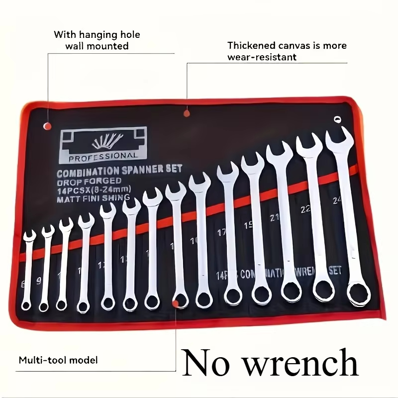 14 pocket double headed wrench - Workshop Tools Organizing ulasan dan harga