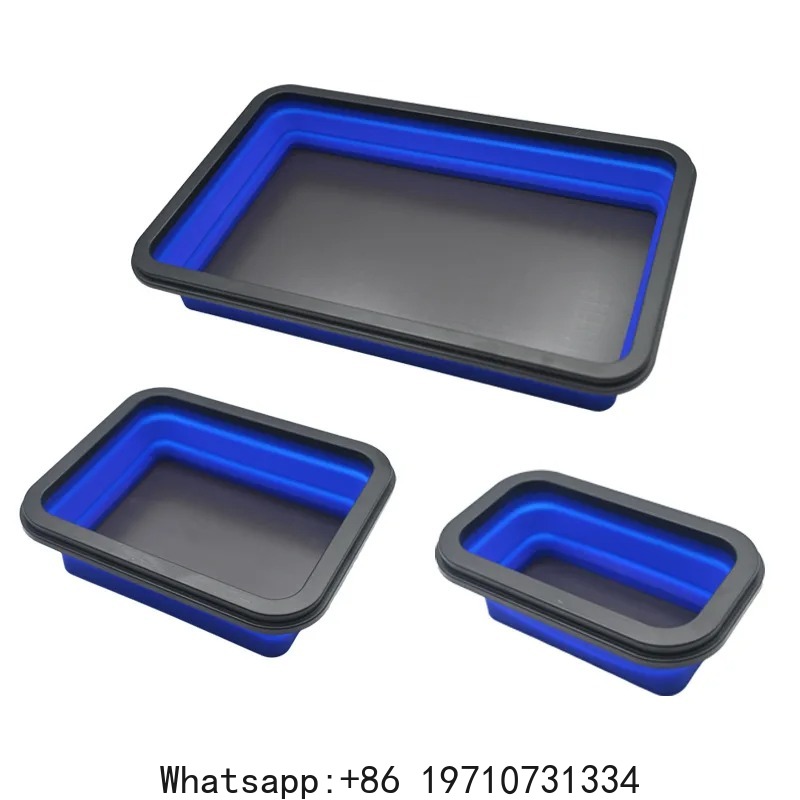 3Pcs Collapsible  Parts Set 3  - Magnetic Parts Tray ulasan dan harga