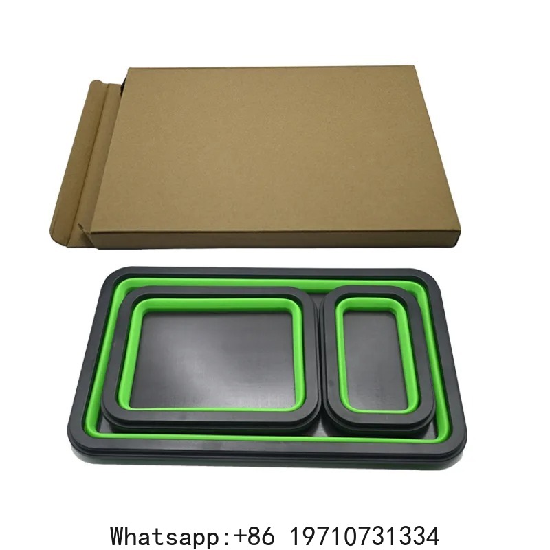 3Pcs Collapsible  Parts Set 3  - Magnetic Parts Tray ulasan dan harga