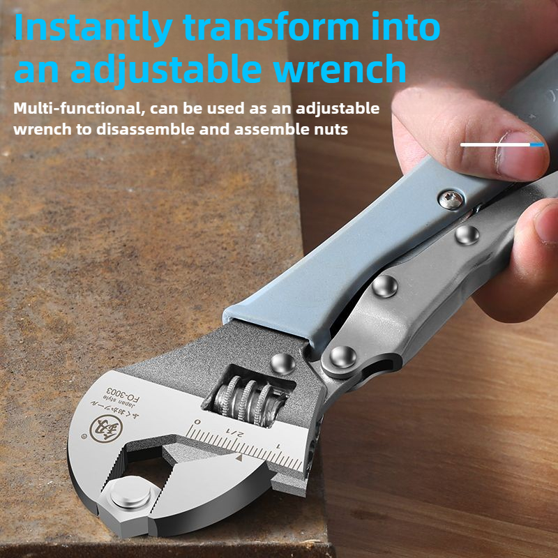 8/10 Inches Adjustable Wrench  - Mechanical Tools In Workshop ulasan dan harga