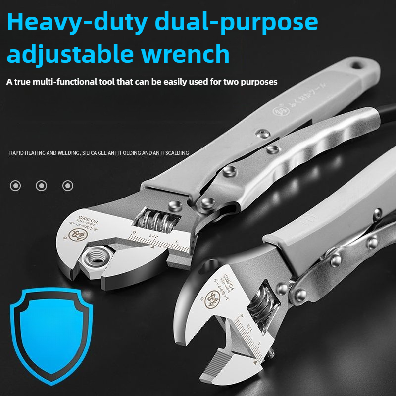8/10 Inches Adjustable Wrench  - Mechanical Tools In Workshop ulasan dan harga