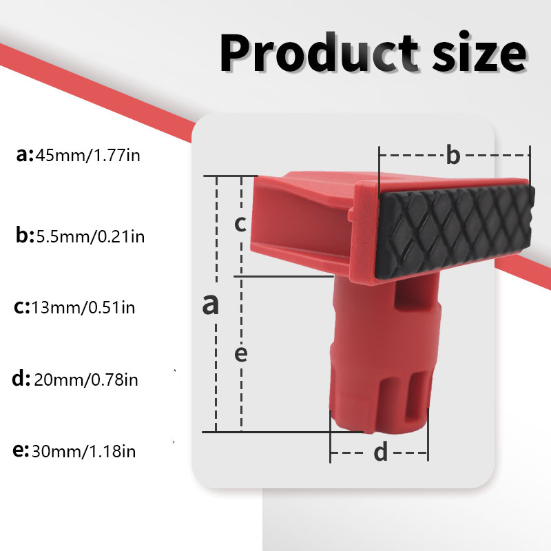 4Pcs Plastics Bench Dogs, 20mm - Workshop Tools Box ulasan dan harga