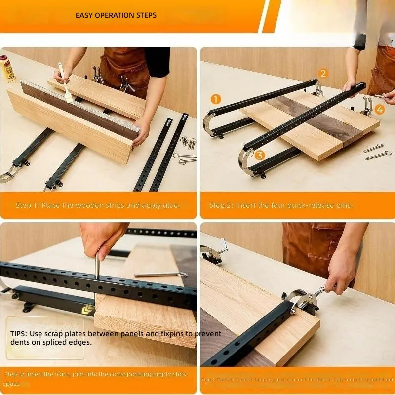 2‑Pack Adjustable Parallel Pan - Workshop Joinery Tools ulasan dan harga
