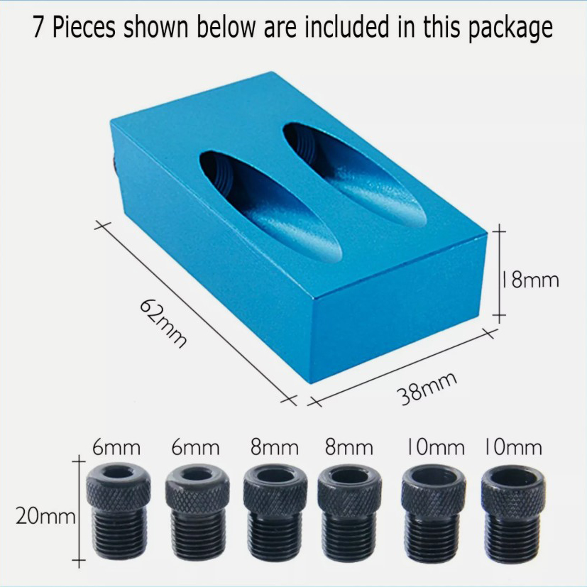 14pcs DIY Pocket Hole Jig Kit  - Pocket Hole Jig ulasan dan harga