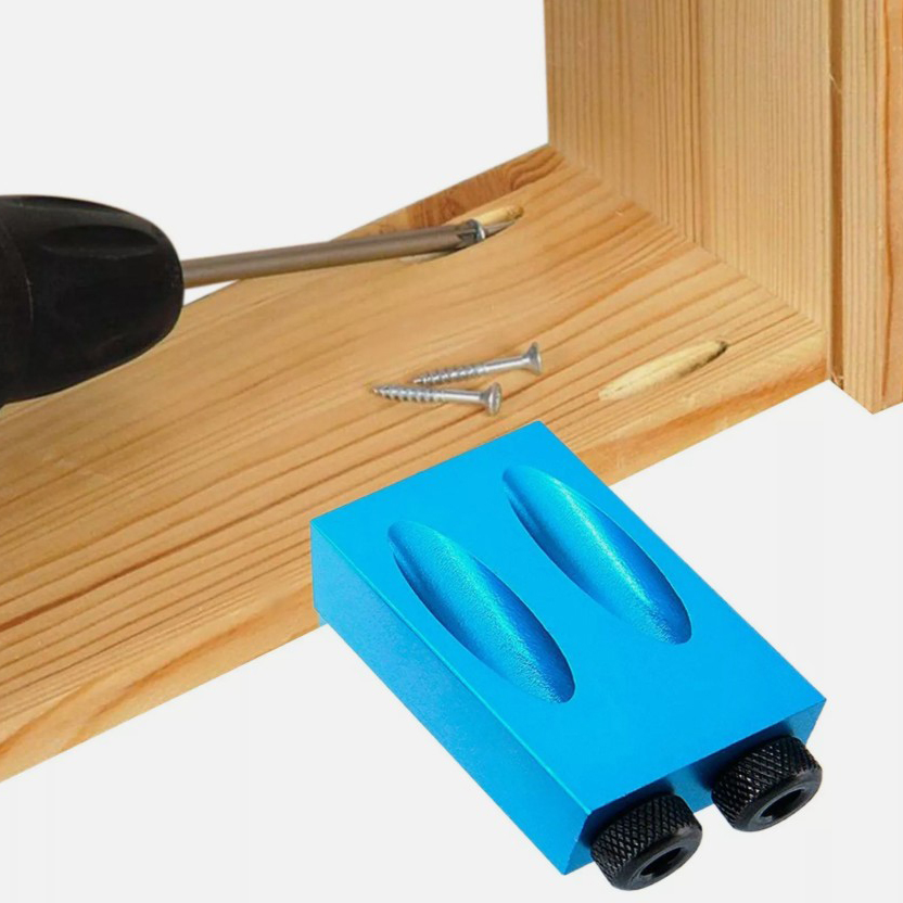 14pcs DIY Pocket Hole Jig Kit  - Pocket Hole Jig ulasan dan harga