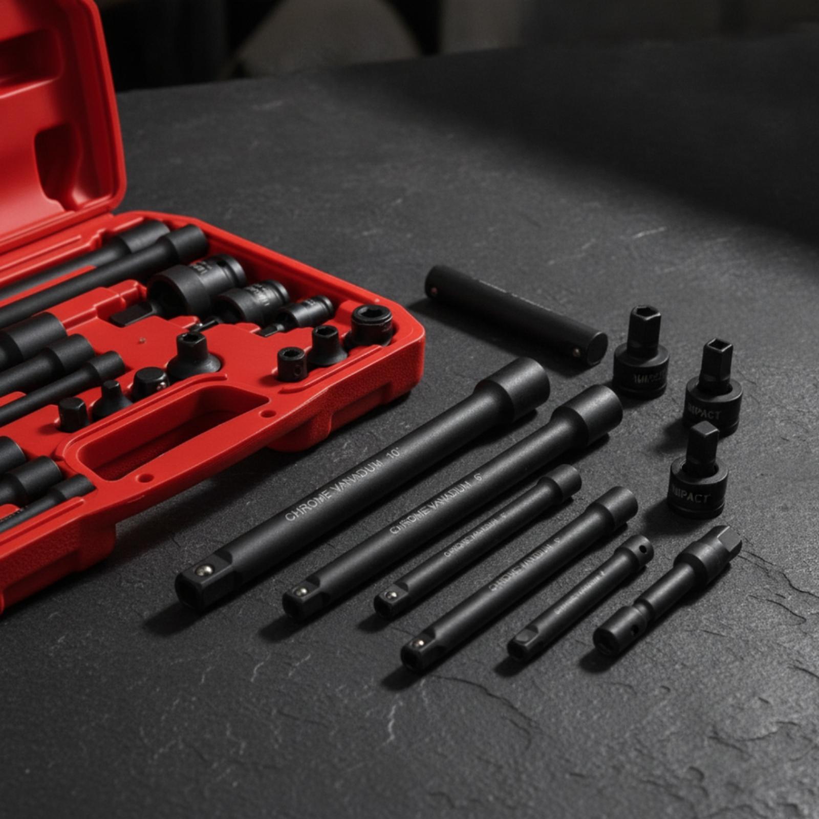 Impact Wrench Kit 18 Piece Ext - Tools For Garage ulasan dan harga