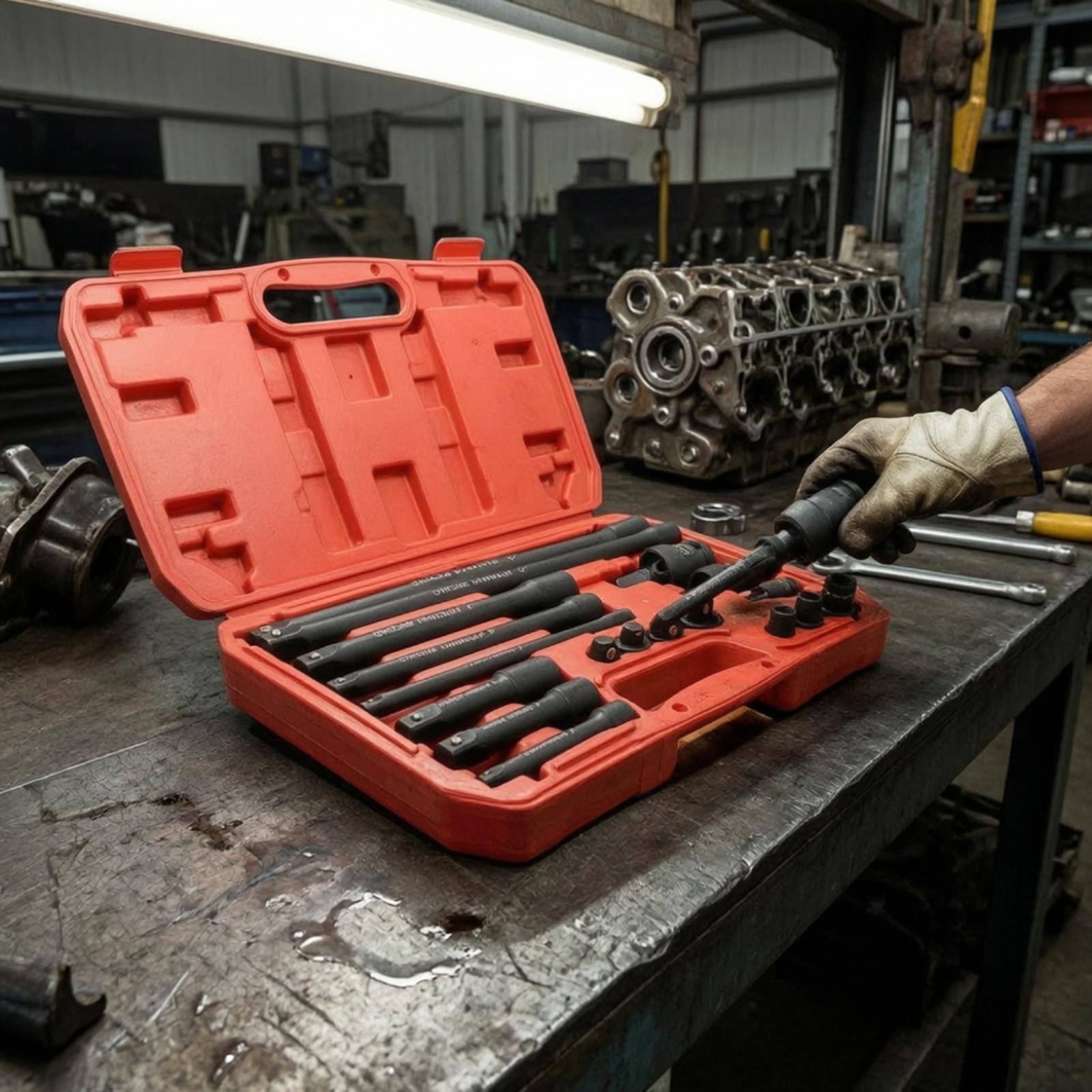 Impact Wrench Kit 18 Piece Ext - Tools For Garage ulasan dan harga