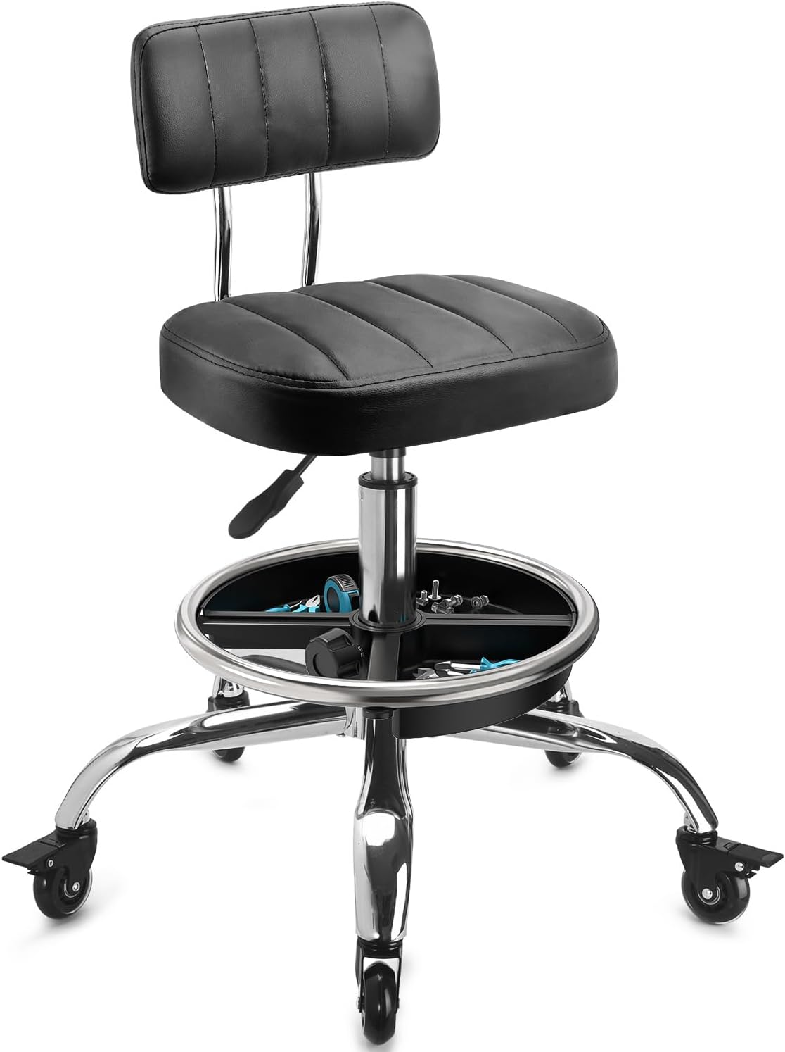 Garage Mechanic Stool With Bac - Mechanical Tools In Workshop ulasan dan harga