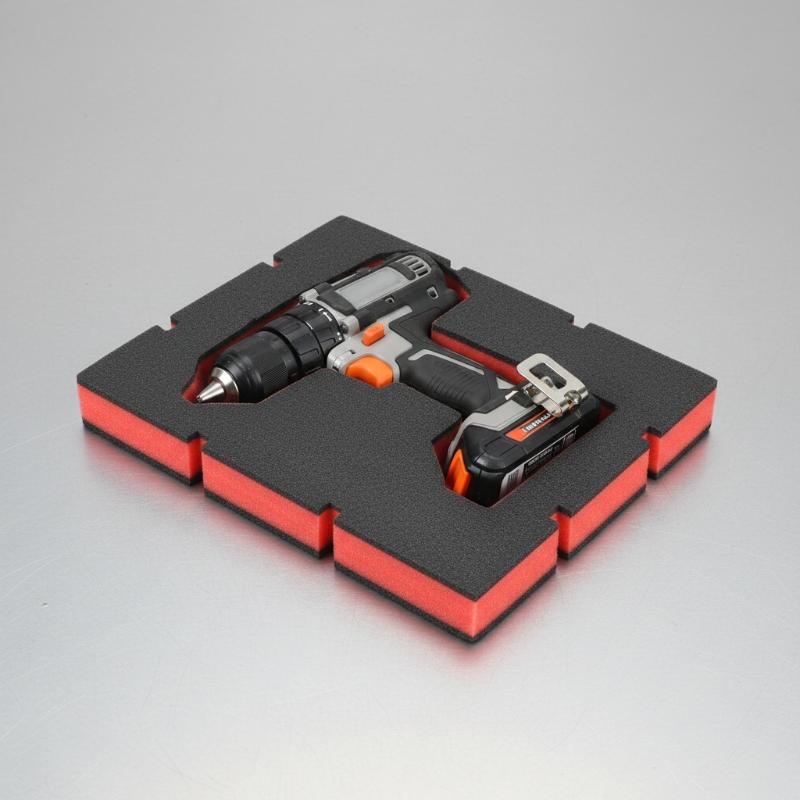 1Pcs Red Black Shockproof Foam - Workshop Tools Box ulasan dan harga