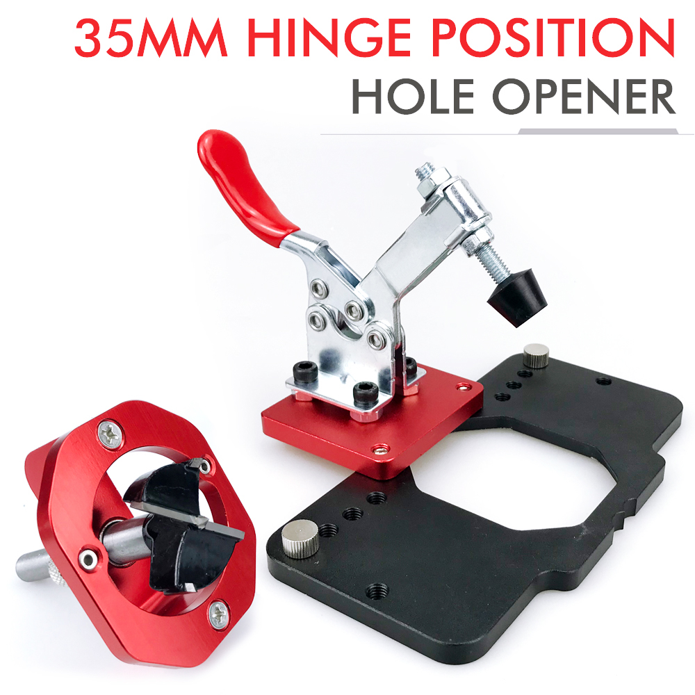 35mm Concealed Door Hinge Jig  - Pocket Hole Jig ulasan dan harga