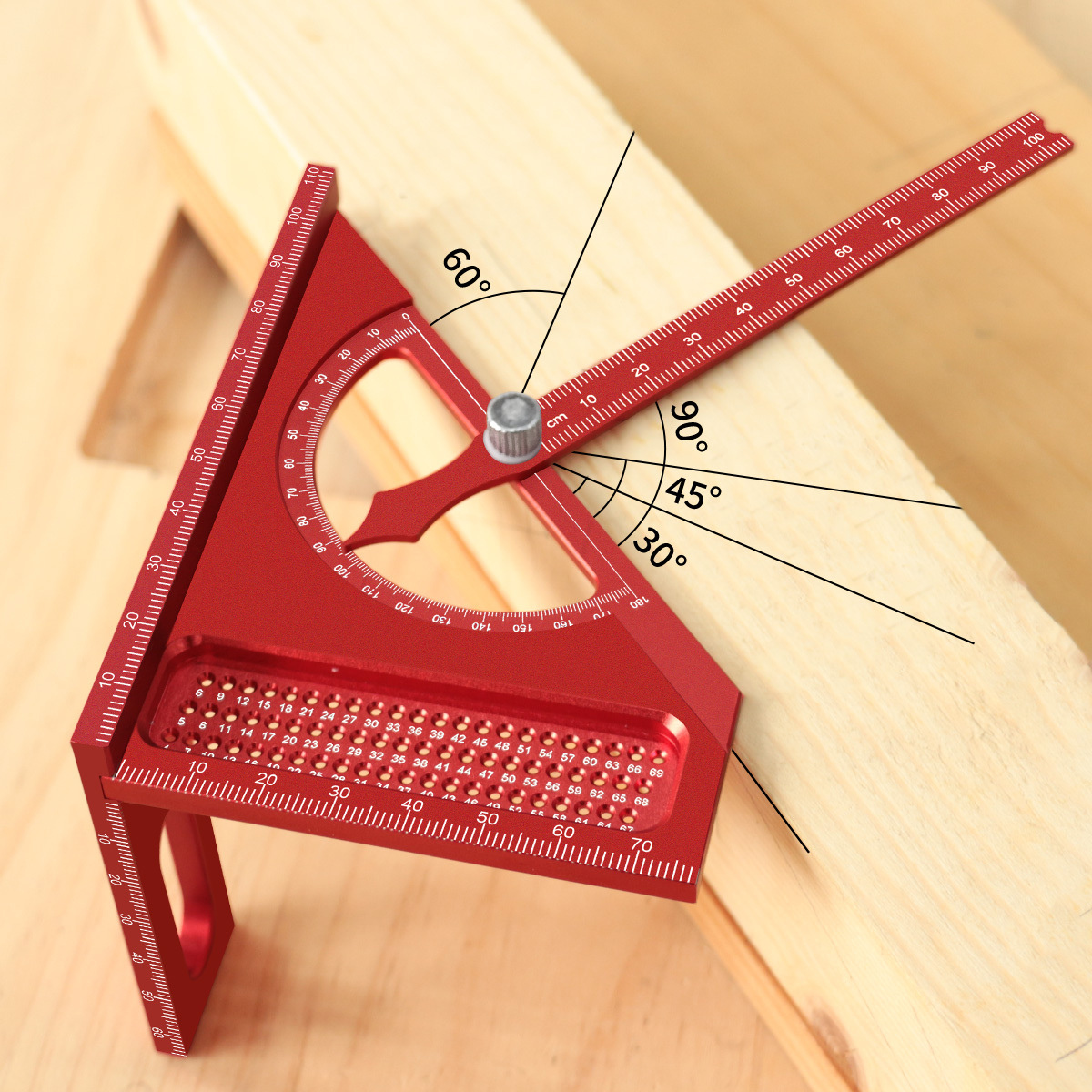 3D Adjustable Carpentry Square - Dovetail Marking Guide ulasan dan harga