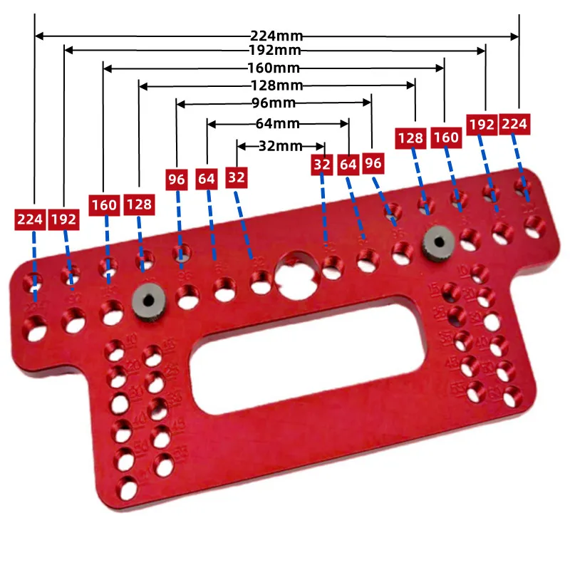 Hole Handle Pitch Punch Locato - Pocket Hole Jig ulasan dan harga