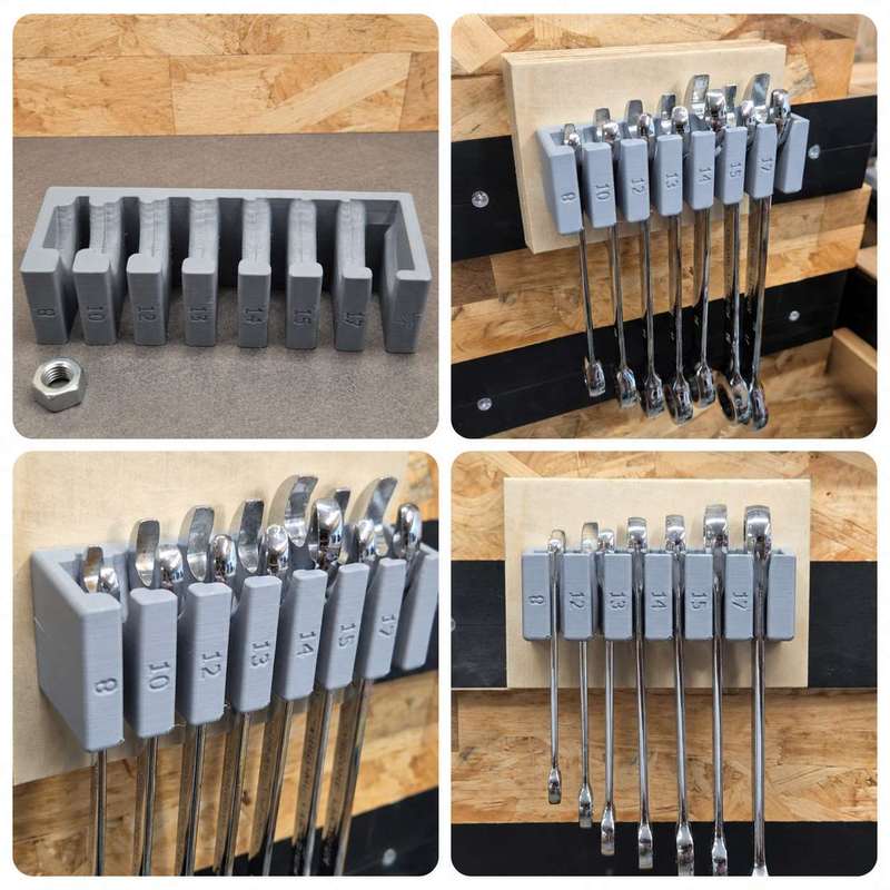 Wall Mount Wrench Organizer Ra - Workshop Tools Organizing ulasan dan harga