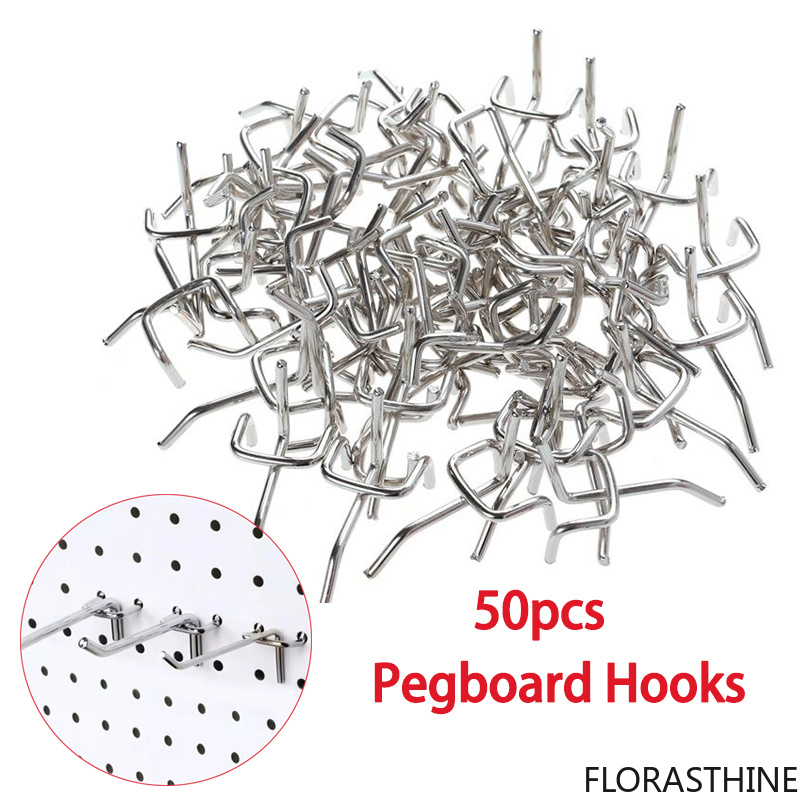 50PCS Peg Board Hooks Pegboard - Workshop Tools Display ulasan dan harga